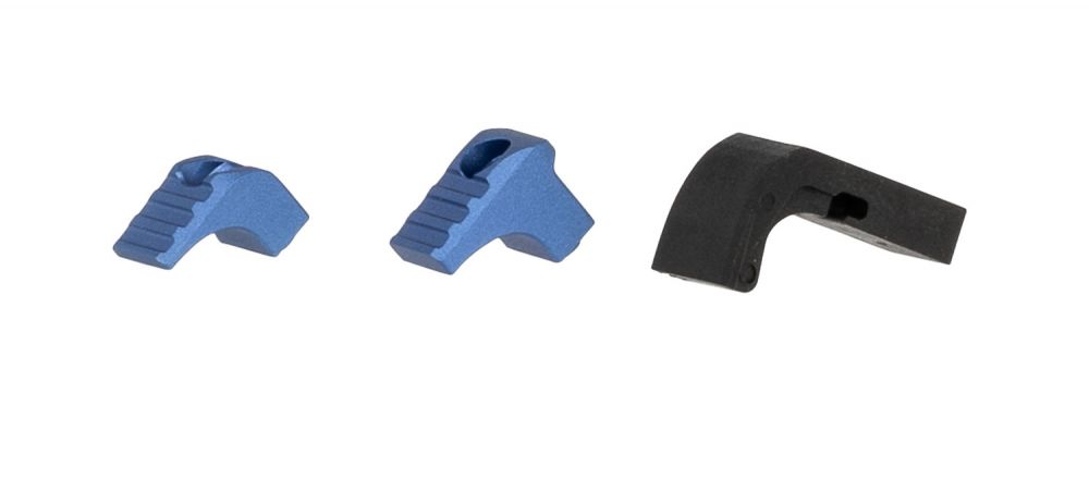 Strike Industries Modular Magazine Release for Glock Gen 4-5 Blue Aluminum Fits Glock 17/19/19X/22/23/26/27/31/35/37/39/45