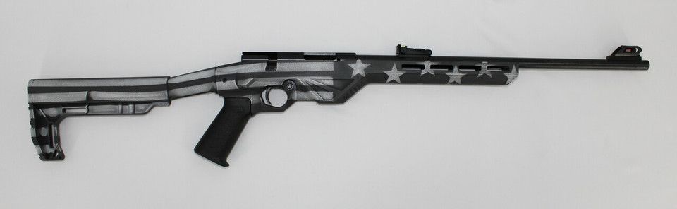 Citadel Trakr Bolt Action .22 LR US Flag Grayscale Rifle