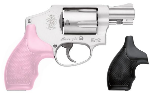 Model 642 38 Special J-Frame Revolver with Pink Grips