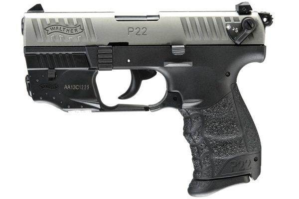 P22 Nickel 22LR Rimfire Pistol with Laser