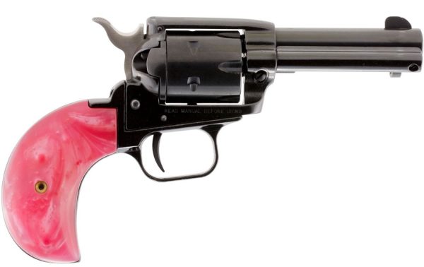 Rough Rider Bird Head 22LR / 22 Mag Revolver with Pink Pearl Grips