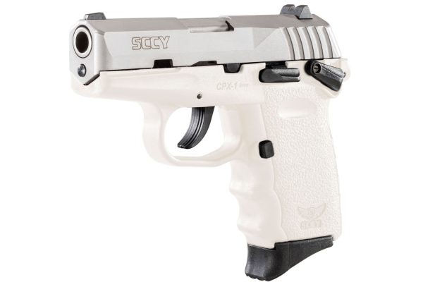 CPX-1 9mm Pistol with White Frame and Stainless Steel Slide