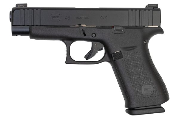 48 9mm 10-Round Pistol Black Slide with AmeriGlo Bold Night Sights