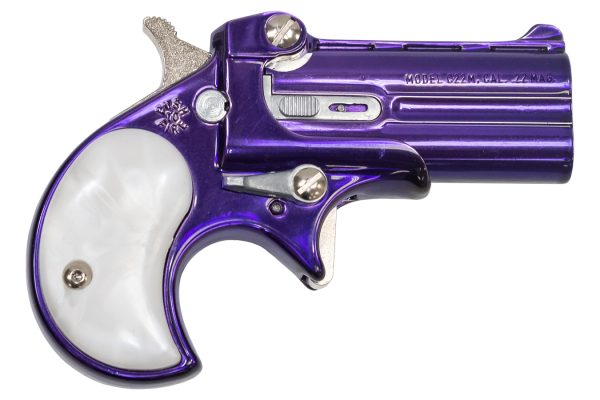 22 WMR Classic Derringer with Imperial Purple Finish and Pearl Grips