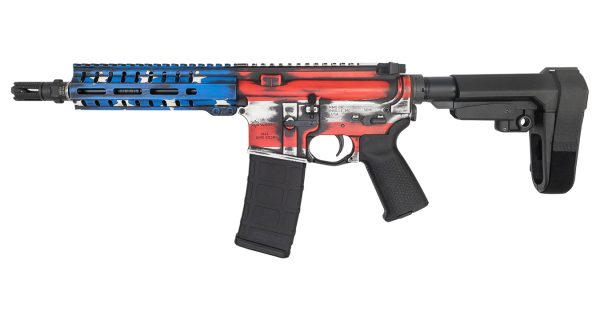 Banshee 300 Mk4 300 AAC Blackout Semi-Automatic Pistol with Battle Worn US Flag Cerakote Finish