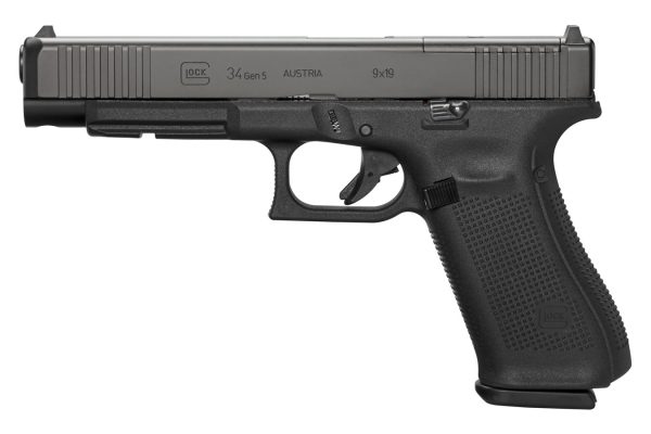 34 MOS Gen 5 9mm Full-Size Pistol with Front Serrations (10-Round Model)