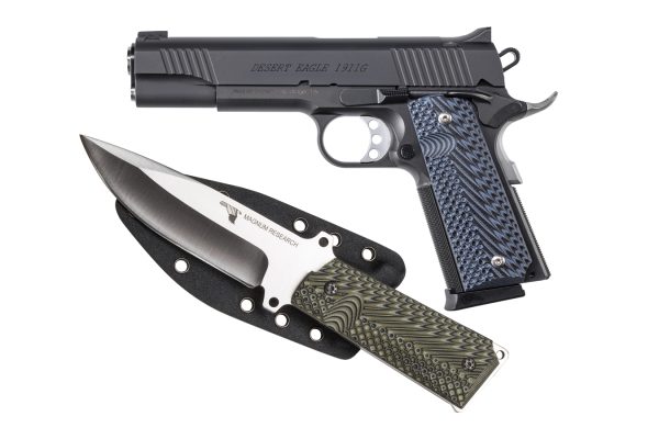 1911G 45 ACP Pistol with Fixed Blade Knife