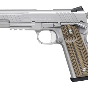 SAVAGE ARMS 1911 GOVT STAINLESS RAIL Handguns