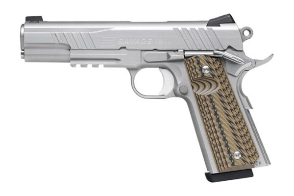 SAVAGE ARMS 1911 GOVT STAINLESS RAIL Handguns