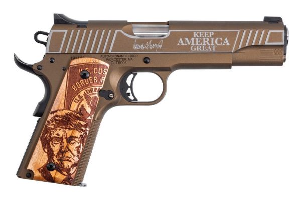 AUTO-ORDNANCE 45TH PRESIDENT TRUMP 1911 BRONZE/COPPER .45 ACP 5" BARREL 7-ROUNDS