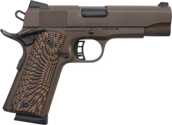 ROCK ISLAND ARMORY M1911-A1 ROCK PATRIOT BROWN .45 ACP 4.25" BARREL 8-ROUNDS